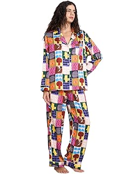 ※LuLu pajamas　007 シュタイフ LuLu pajamas 007 シュタイフ YiNi LuLu Womens Silk Satin